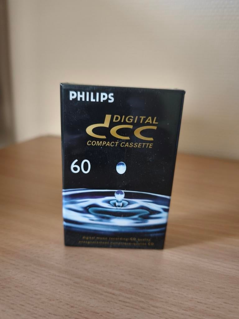 Philips DCC 60 min nieuw, Enlèvement ou Envoi, Neuf, dans son emballage, 1 cassette audio, Vierge