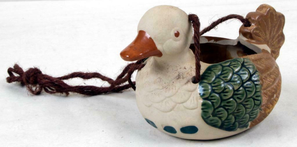 Poterie  Canard pour suspendre des plantes, Jardin & Terrasse, Enlèvement ou Envoi, Poterie, Utilisé, Moins de 40 cm