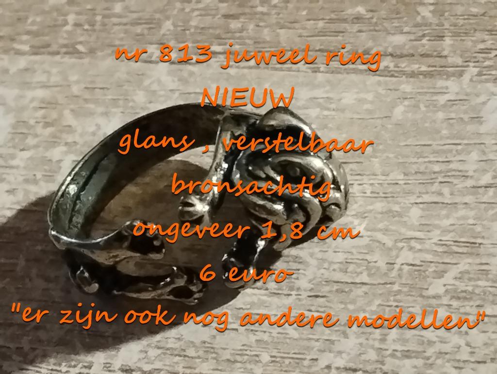 813. Bijou : bague, NEUF, frais de port inclus, Neuf, Autres couleurs, Femme ou Homme, 17 à 18