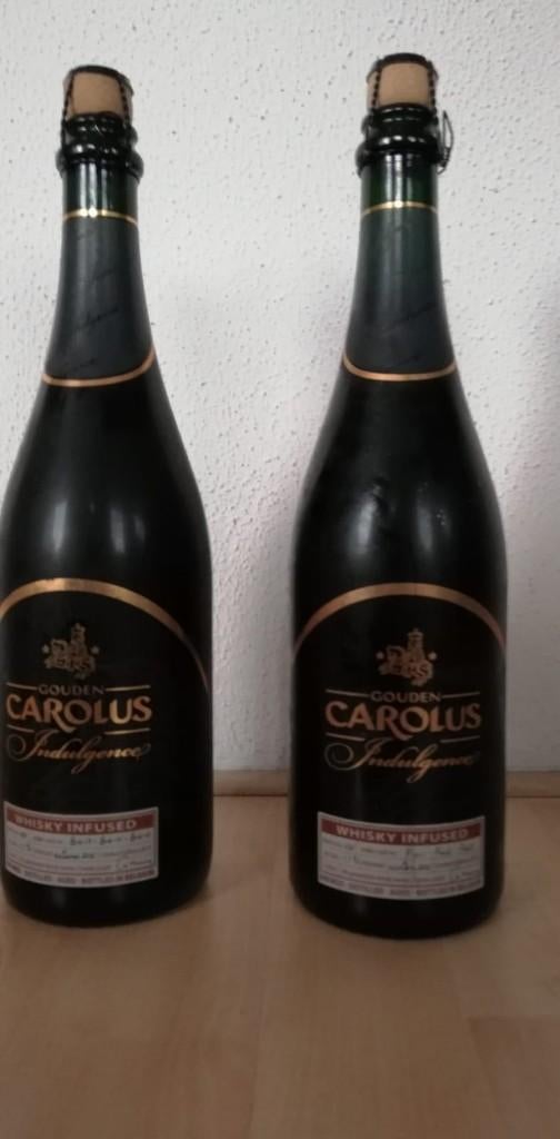 Gouden Carolus whisky infused batch 1 + 2, Verzamelen, Biermerken, Ophalen of Verzenden, Zo goed als nieuw, Flesje(s), Overige merken