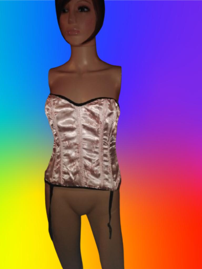 Korset artnr 569, Enlèvement ou Envoi, Rose, Body ou Corset