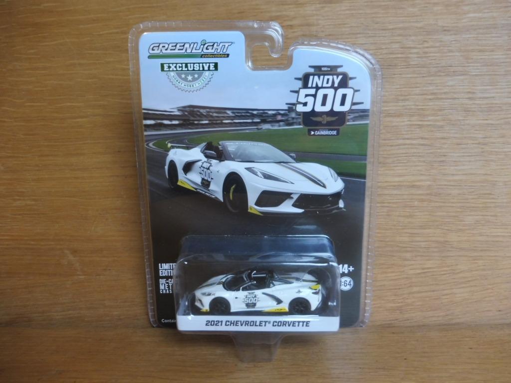 1:64 Greenlight Chevrolet Corvette Stingray 2021 Indy 500, Enlèvement ou Envoi, Comme neuf, Voitures