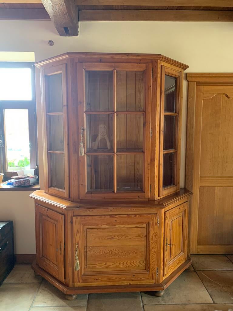 Grande vitrine en bois, Antiquités & Art, Enlèvement