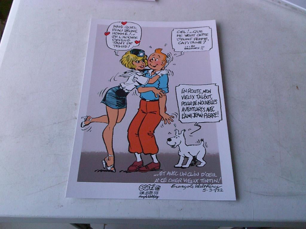 Souvenir van de Vrienden van Hergé 2022 Eerste druk, Eén stripboek, Ophalen of Verzenden, Nieuw