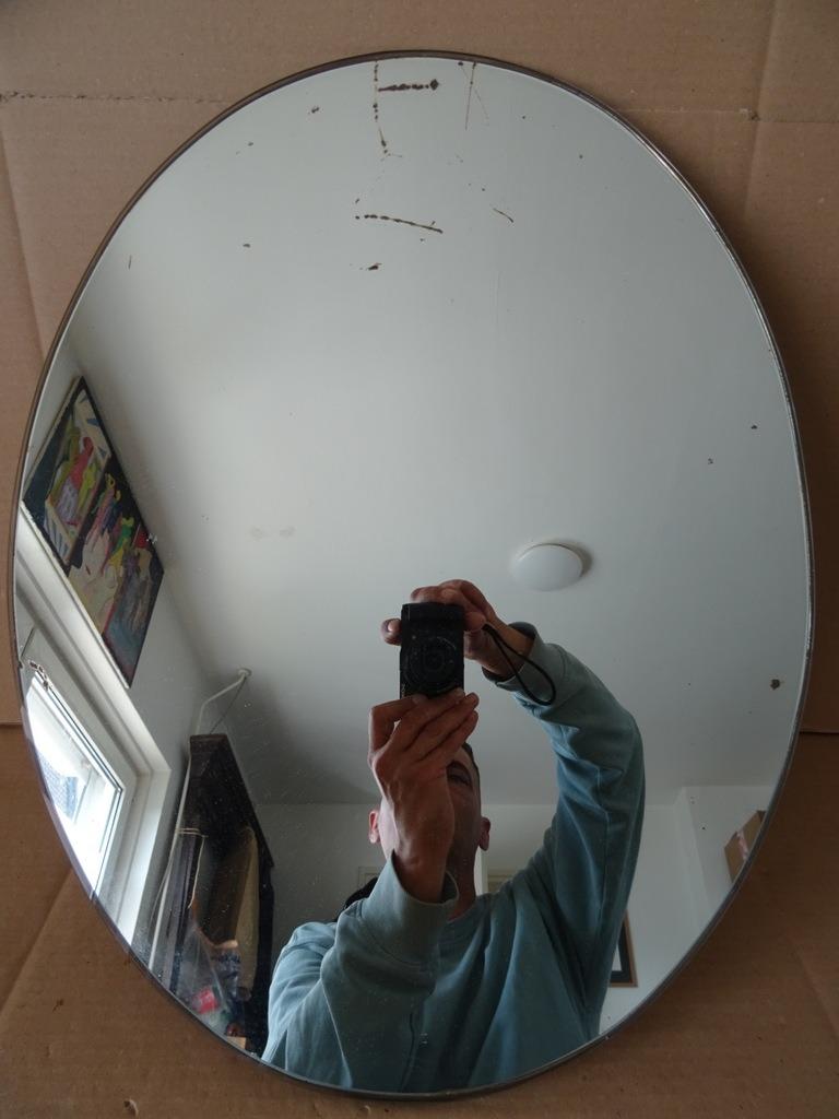 Miroir ovale miroir ovale vintage miroir vintage 39x51cm, Maison & Meubles, Accessoires pour la Maison | Miroirs, Enlèvement ou Envoi