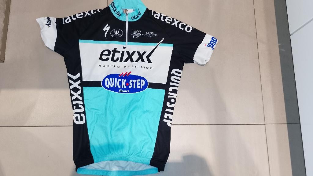 wielrenshirt etixx quick step 2015 maat M, Ophalen of Verzenden, Zo goed als nieuw, M