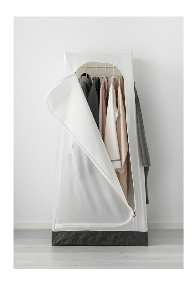 VUKU Armoire-penderie, blanc, 74x51x149 cm - Ikea, Ophalen, Nieuw