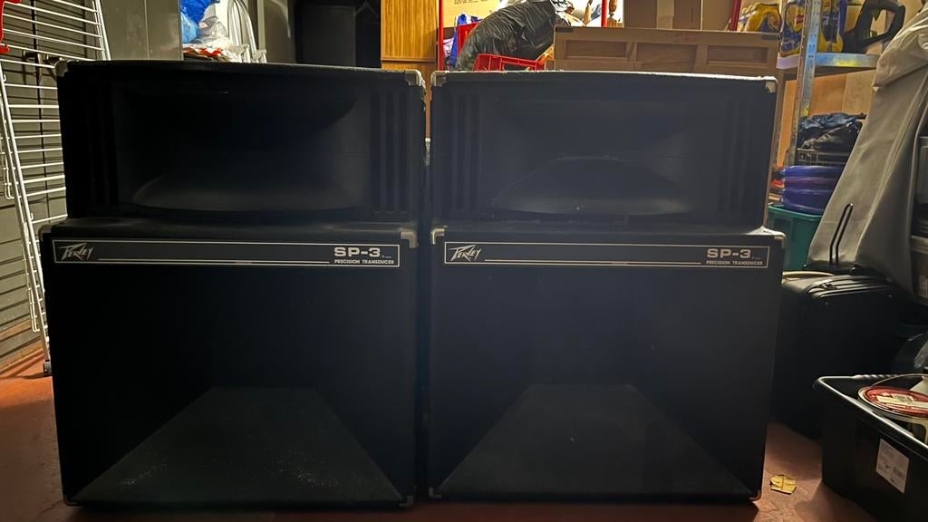 2 enceintes Peavey SP‑3 – Vintage 1978 – Made in USA, Musique & Instruments, Enlèvement, Utilisé