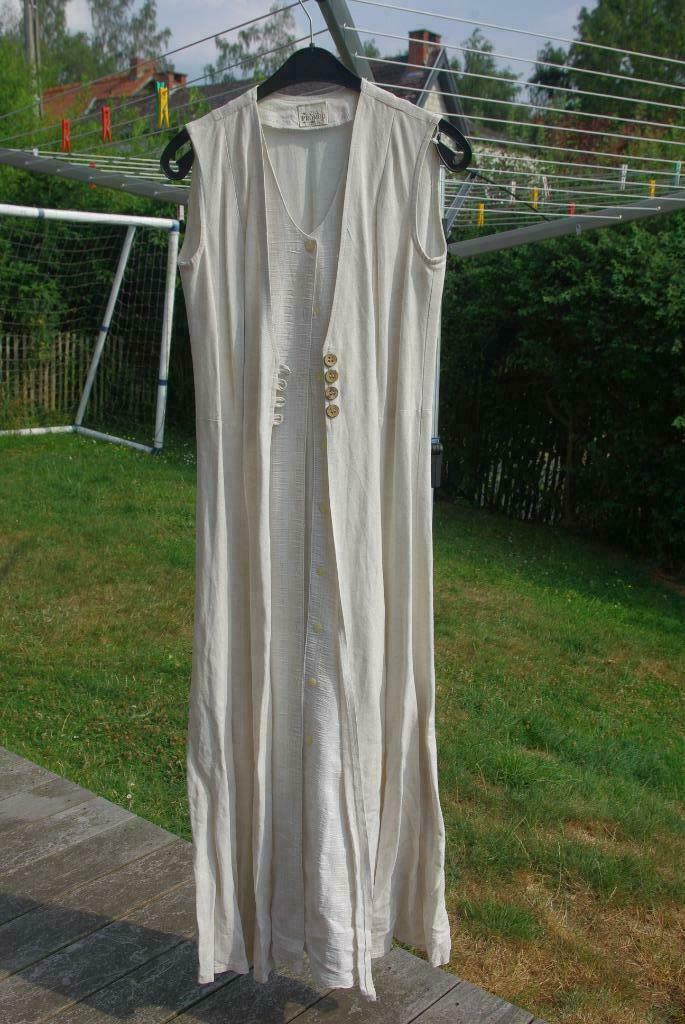 Robe Promod natural M, Enlèvement ou Envoi, Porté, Taille 38/40 (M), Blanc