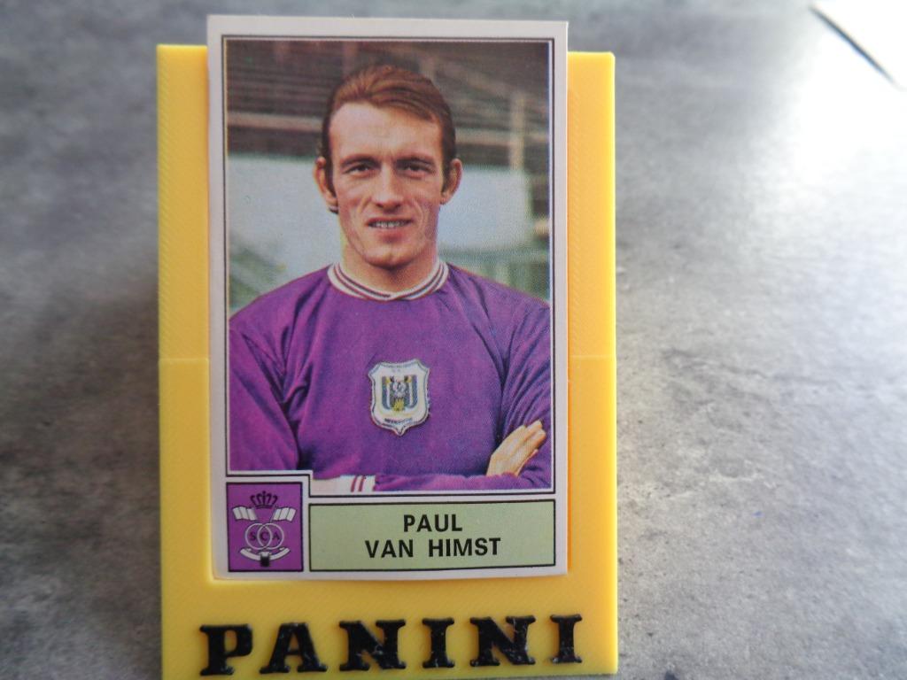 PANINI FOOT 1972/73 ANDERLECHT PAUL VAN HIMST ANNÉE 1972, Envoi, Comme neuf, Autocollant