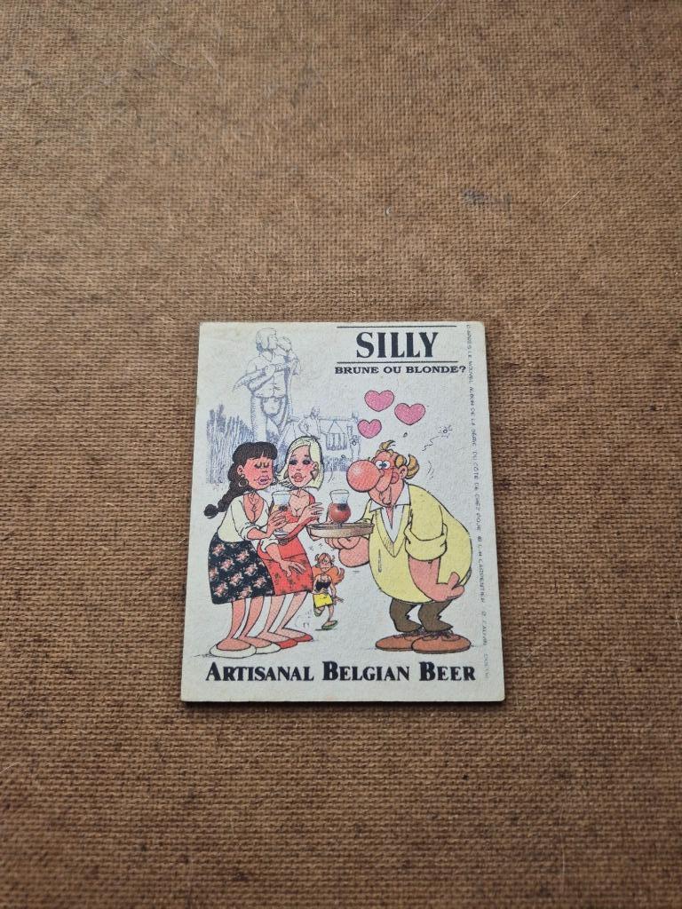 Sous bock Silly (modèle 1), Collections, Enlèvement ou Envoi, Utilisé, Sous-bock, Autres marques