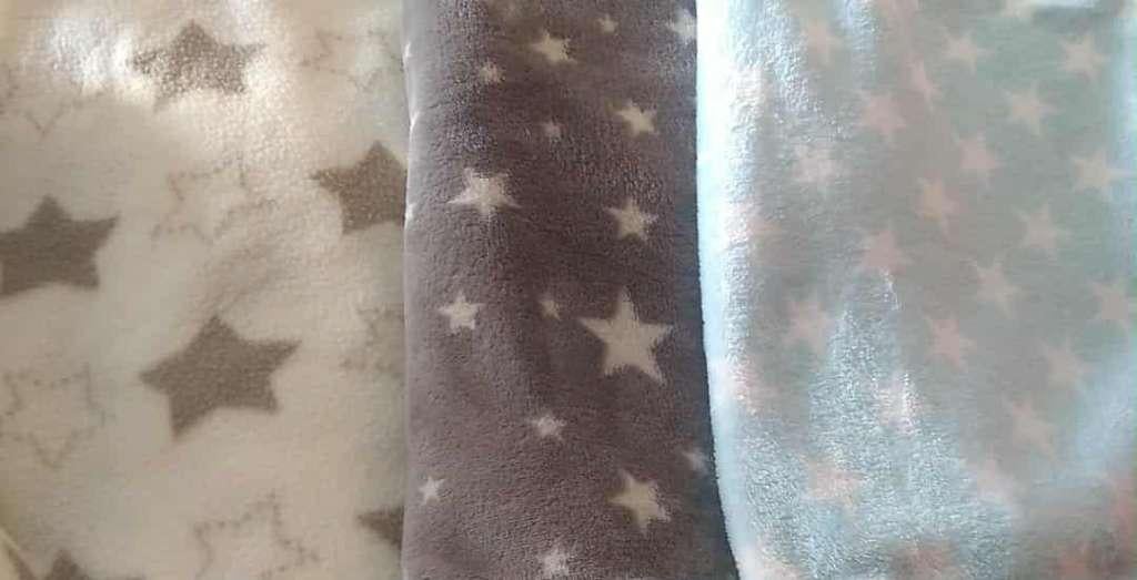 baby dekentjes met sterretjes 3 stuks samen, Ophalen of Verzenden