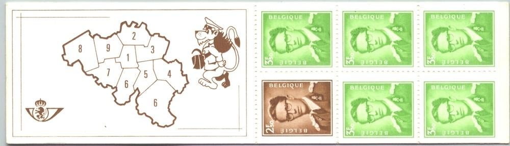 1970 Koning Boudewijn (koopman) 20 Fr, Verzenden