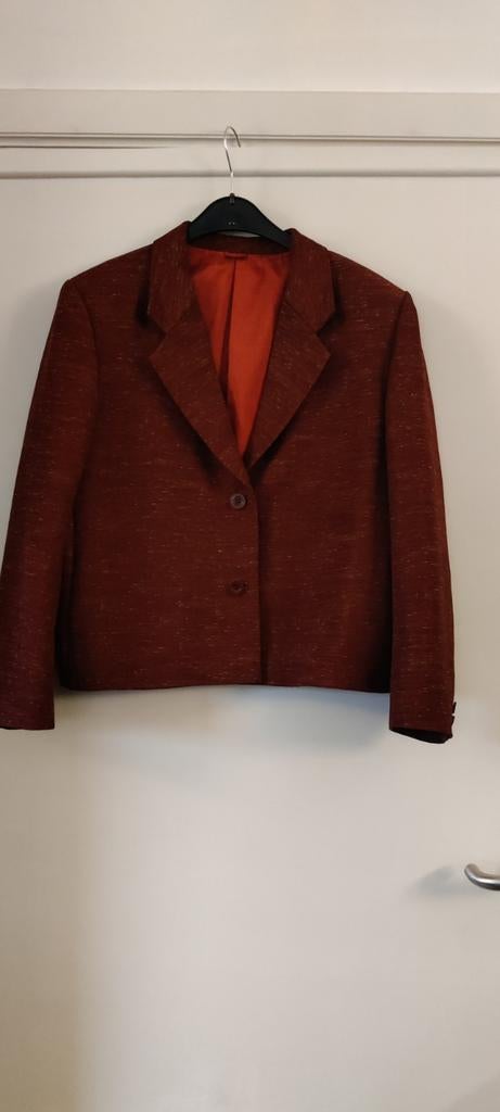 Blazer vintage (fait maison) taille 44, Enlèvement ou Envoi, Comme neuf, Geen, Manteau
