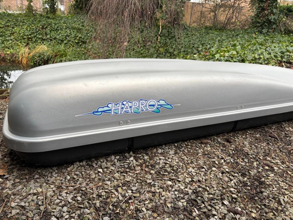 Coffre de toit HAPRO EN TRÈS BON ÉTAT, Autos : Divers, Enlèvement, Comme neuf