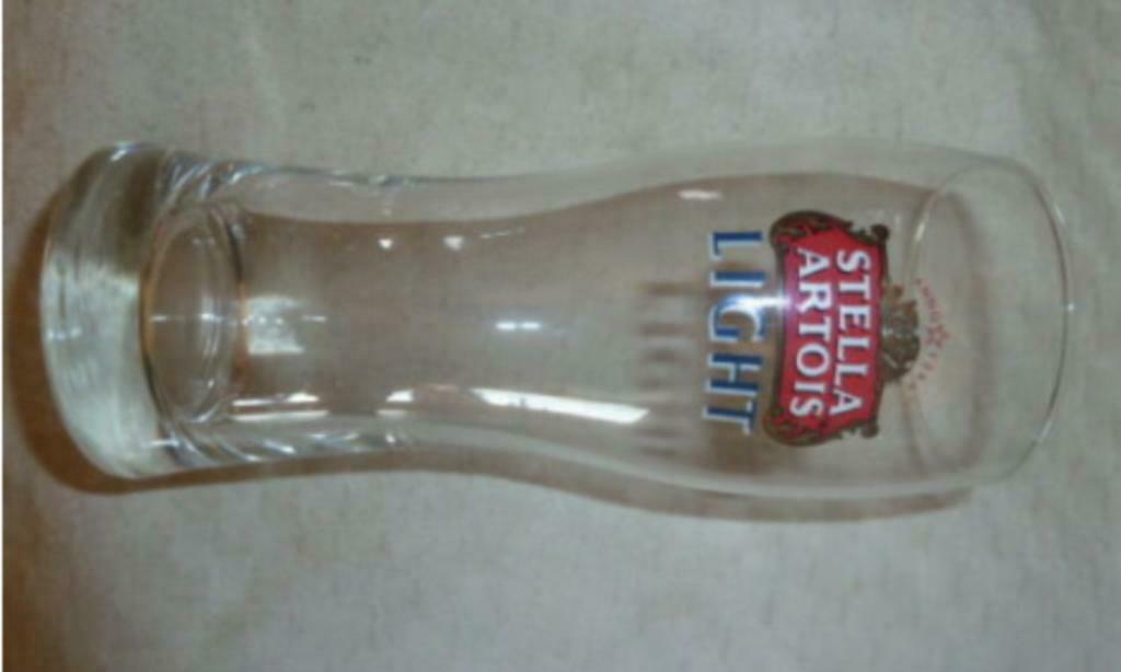 #J Bier glas STELLA ARTOIS LIGHT Brouwerij Artois - Leuven, Ophalen of Verzenden, Nieuw, Bierglas