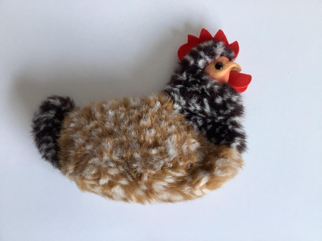 Chauffe-œufs « Gacki » Vintage Steiff pour poulet/poule, Enlèvement ou Envoi, Neuf, Ours en tissus, Steiff