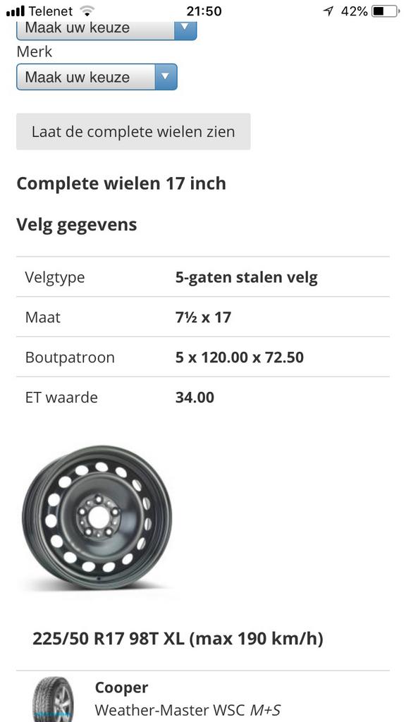 Winterbanden/wielen, Auto-onderdelen, Banden en Velgen, Ophalen, Winterbanden, Band(en)