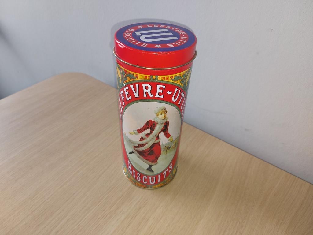 Vintage koekendoos LU, Verzamelen, Blikken, Ophalen of Verzenden, Zo goed als nieuw, Koek(jes), Overige merken