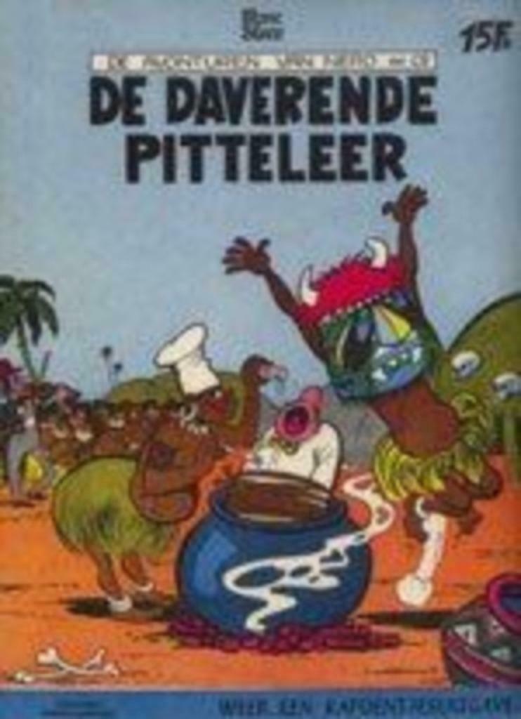 Nero - De daverende pitteleer - 1962, Gelezen, Marc Sleen, Eén stripboek, Ophalen of Verzenden