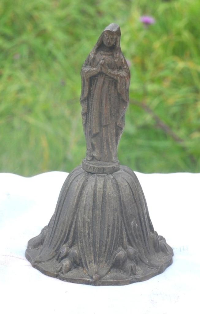cloche en laiton poignée vierge, Ophalen of Verzenden, Koper