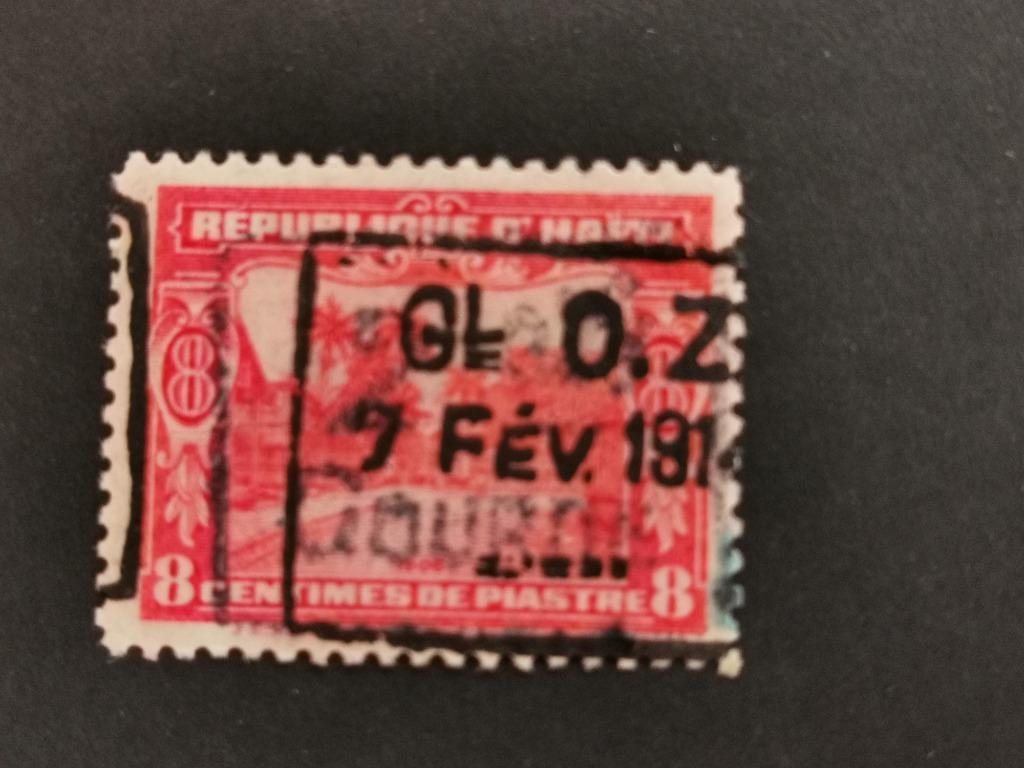 Haiti 1914 - opdruk "GL O.Z. 7 FEV. 1914", Ophalen of Verzenden, Postfris, Midden-Amerika