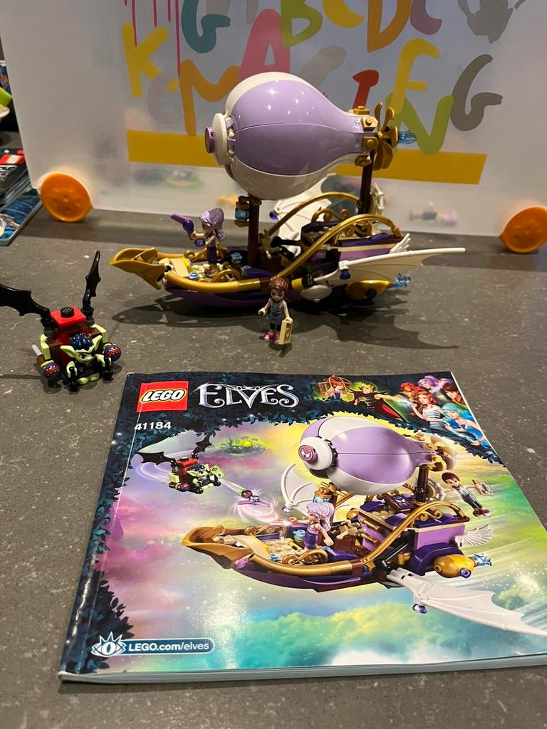 41184 - LEGO Elves - Aira’s luchtschip & de jacht op het A, Ophalen of Verzenden, Zo goed als nieuw, Lego