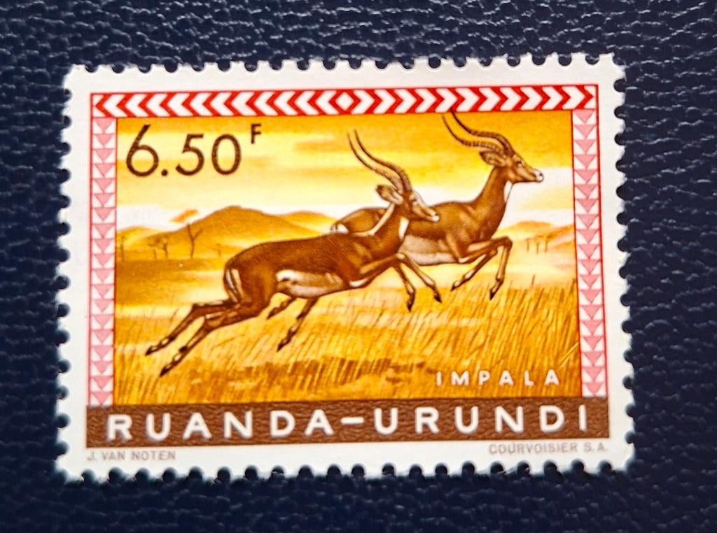Postzegel Ruanda-Urundi OBP 214*, Ophalen of Verzenden