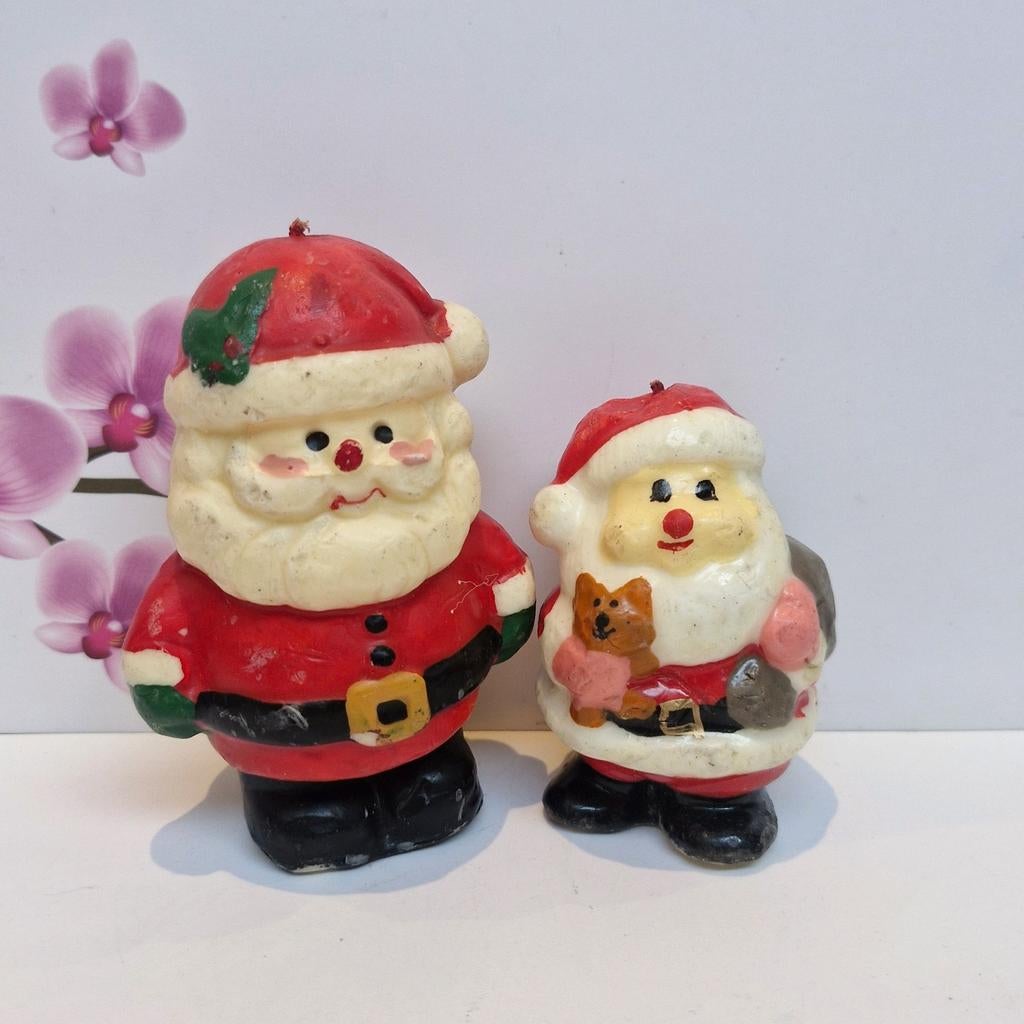 🎅🏽 2 Kerstman Kaarsen, Verzamelen, Ophalen of Verzenden, Zo goed als nieuw