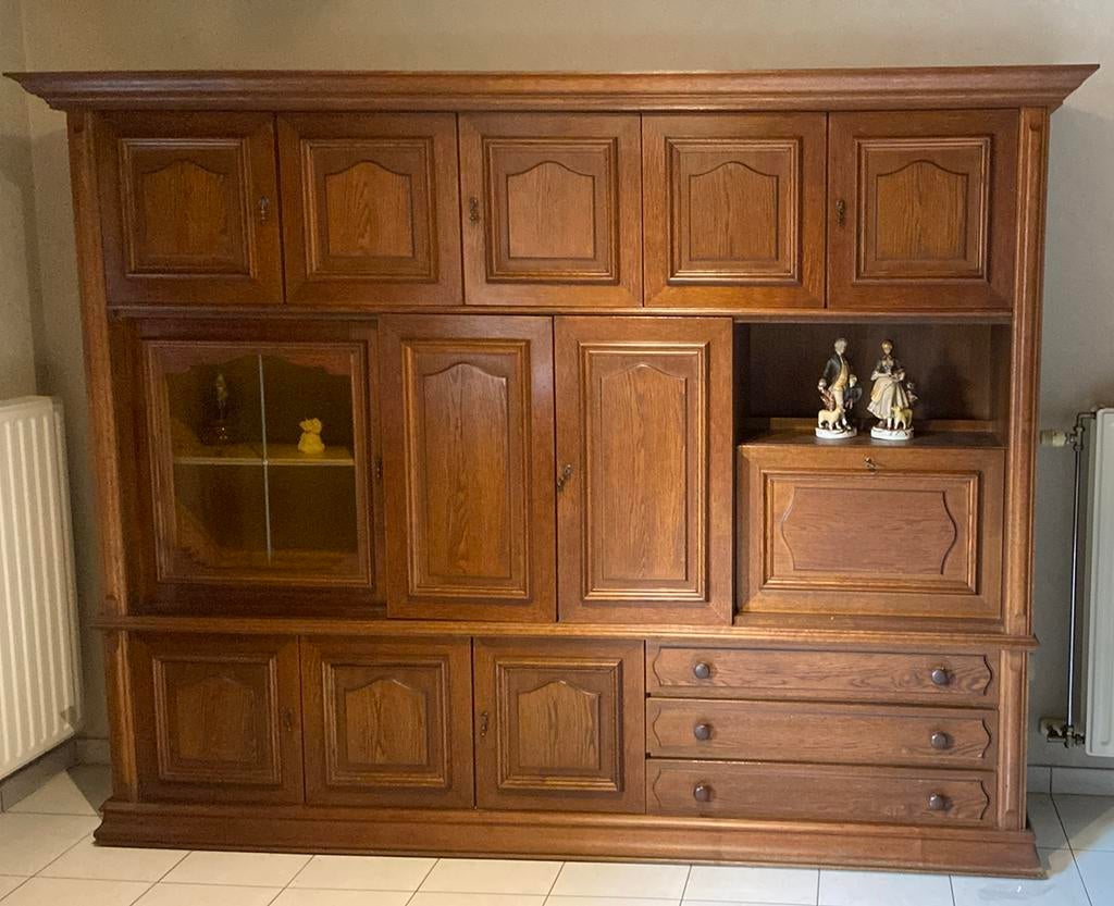 Meuble avec meuble de bar et vitrine, Enlèvement