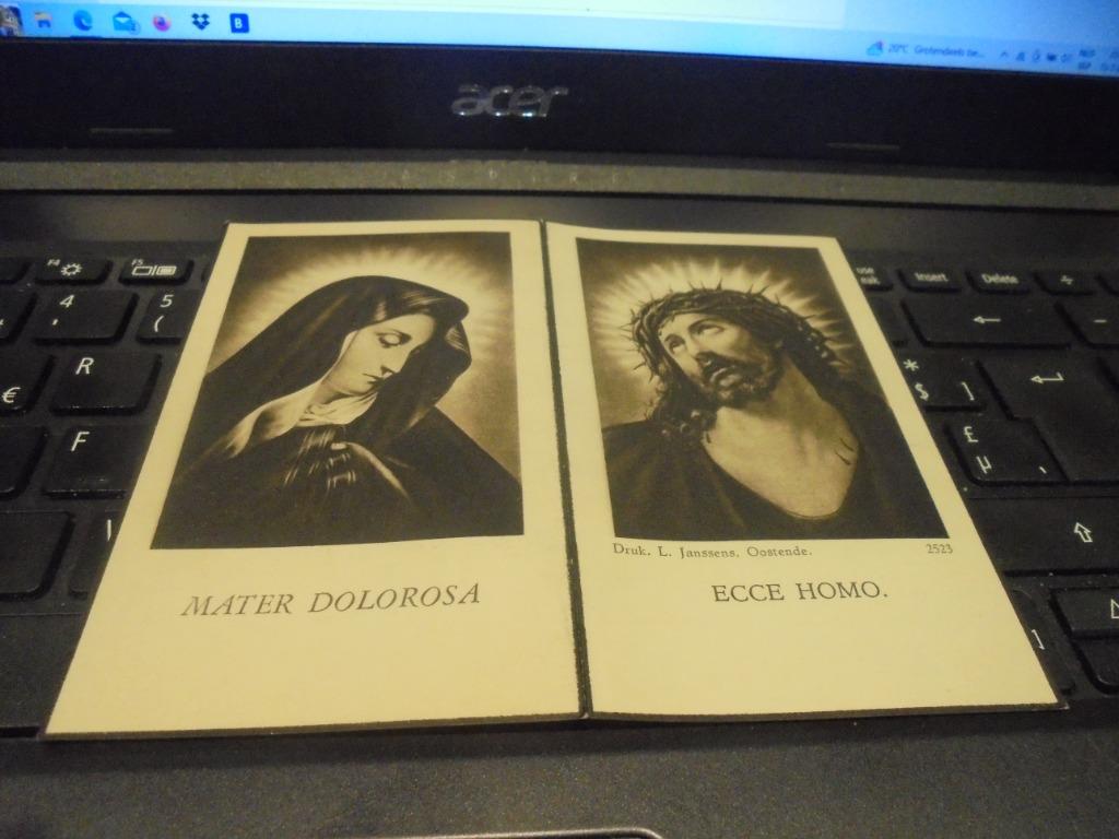 dp Albert Verburgh, Verzamelen, Bidprentjes en Rouwkaarten, Ophalen of Verzenden, Bidprentje