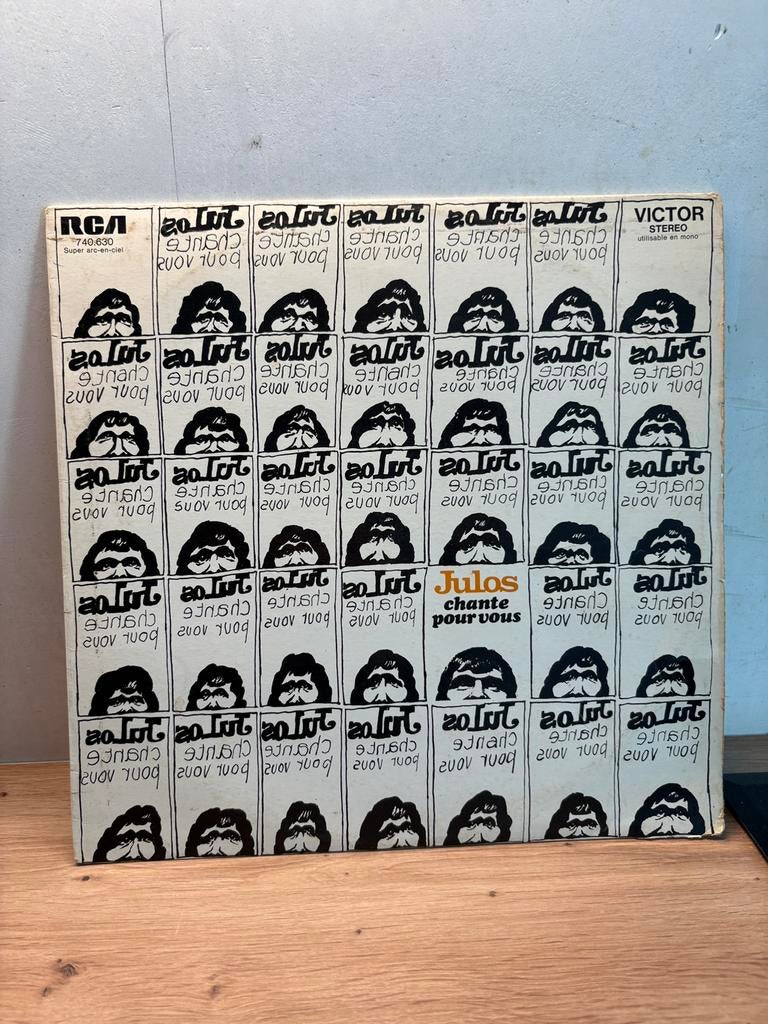 Vinyle 33 tours – Julos Beaucarne – “Julos chante pour vous”, Enlèvement