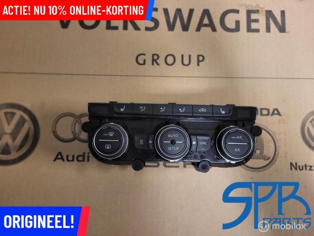 VW GOLF 7 Climatronic paneel 5G0907044S CLIMATE CONTROL UNIT, Enlèvement ou Envoi, Volkswagen, Utilisé, Volkswagen