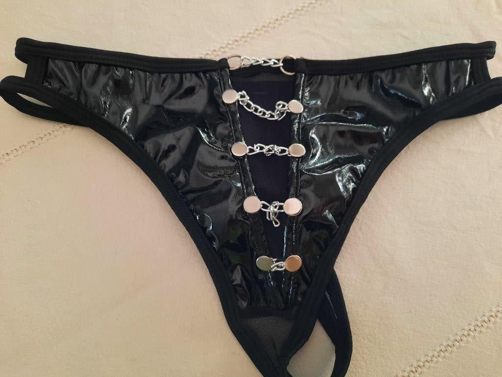 iets specialere zwarte string, Ophalen of Verzenden, Zwart, Geen merk, Slip