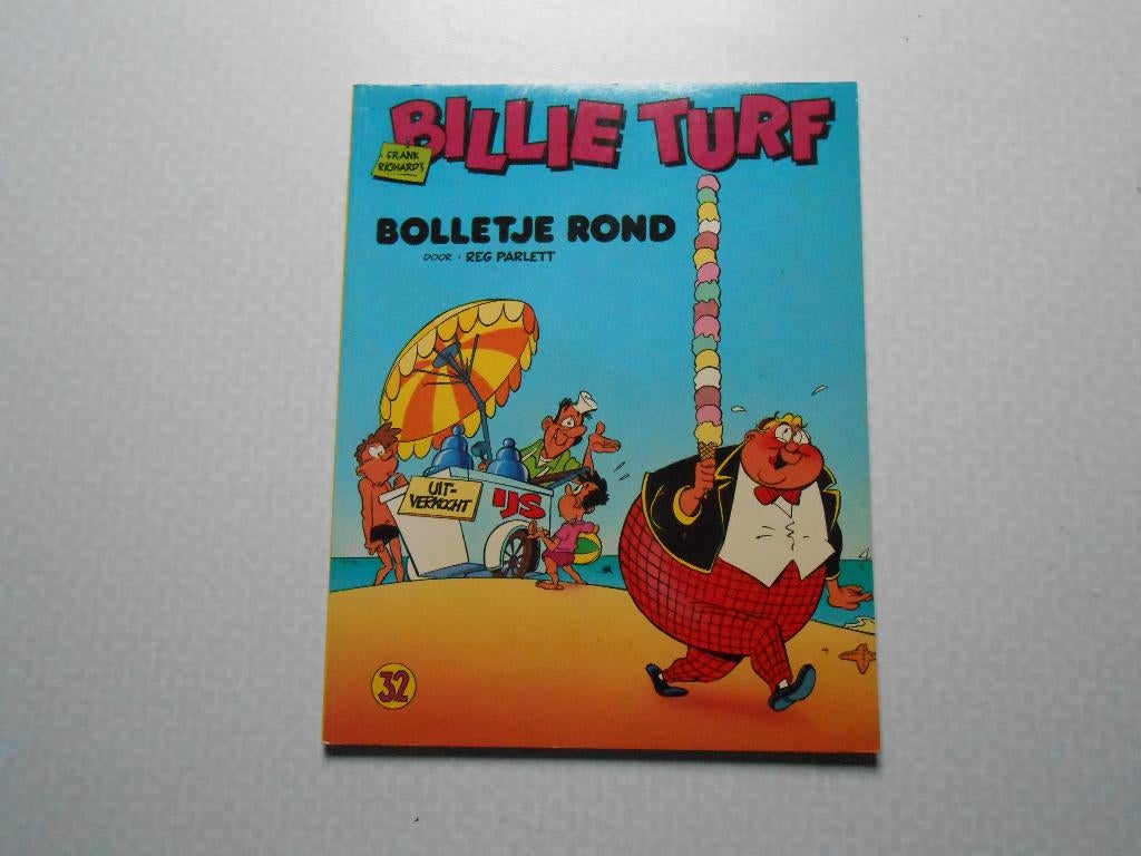 Billie turf 32 Bolletje rond 1986 1 ste druk., Boeken, Stripverhalen, Eén stripboek, Ophalen of Verzenden, Zo goed als nieuw