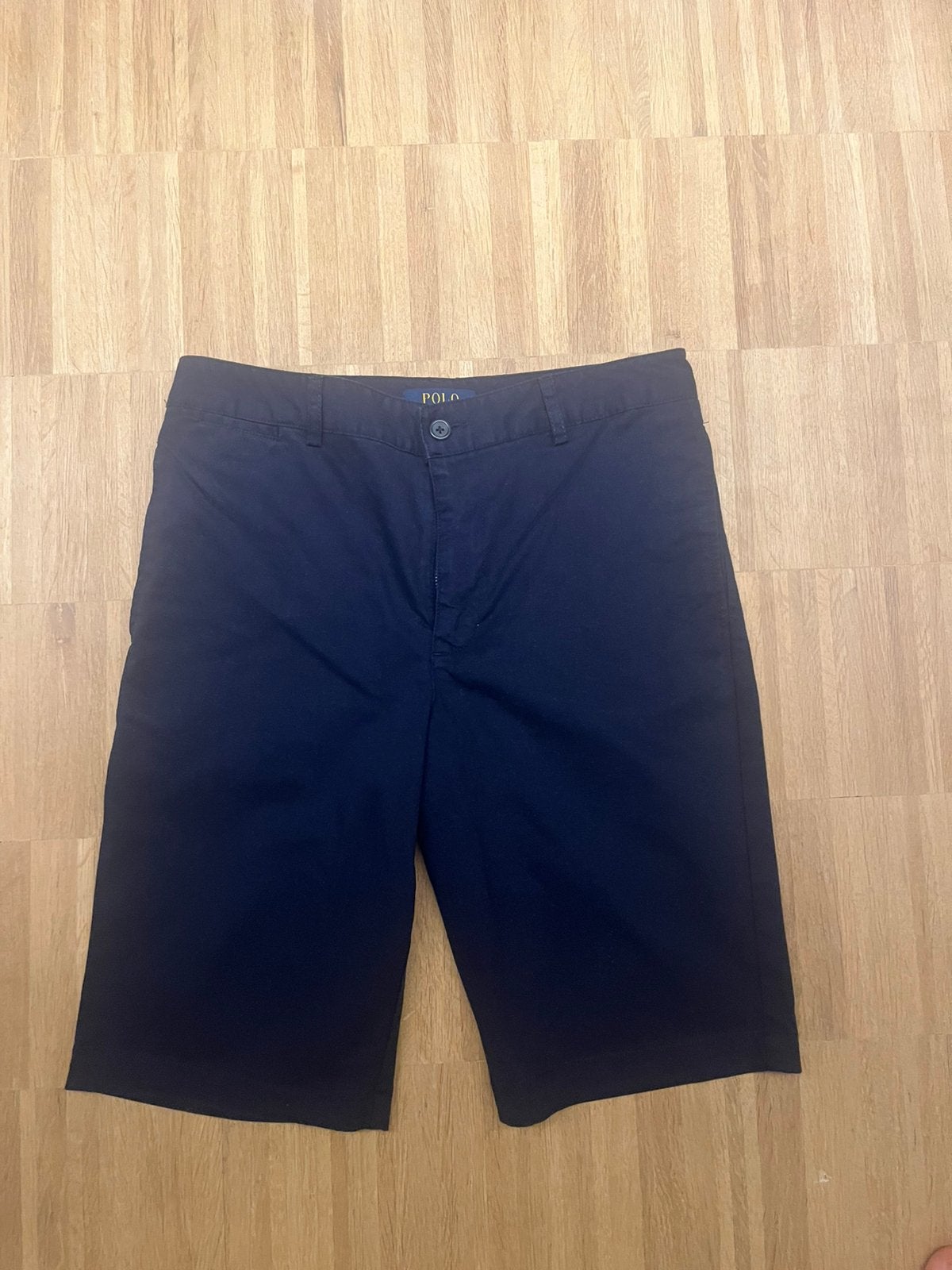 Polo Ralph Lauren Navy Chino Short – Maat 16, Kinderen en Baby's, Kinderkleding | Maat 176, Ophalen of Verzenden, Zo goed als nieuw