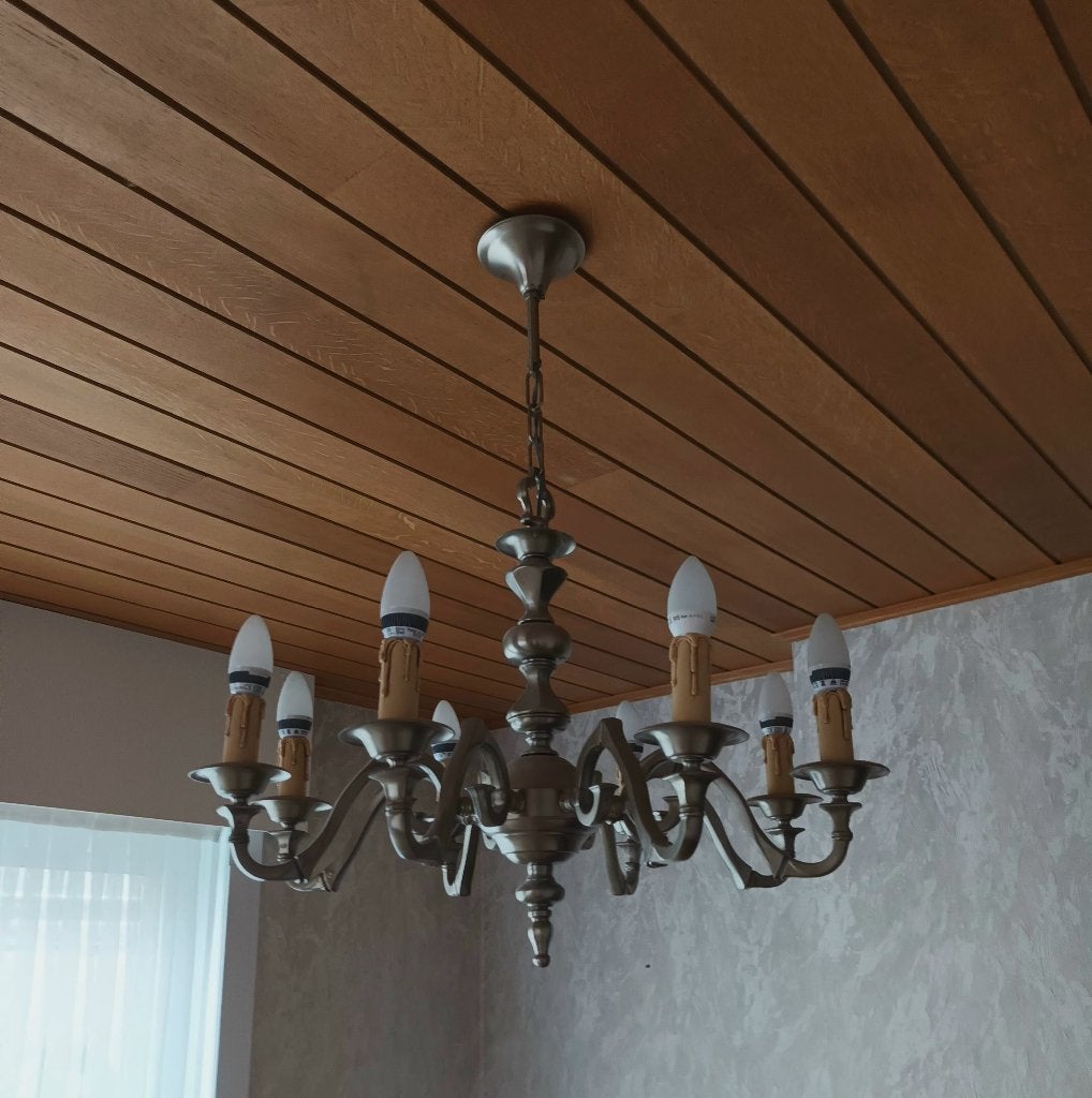 Prachtige kroonluchter - vintage, Huis en Inrichting, Ophalen, Zo goed als nieuw, Metaal