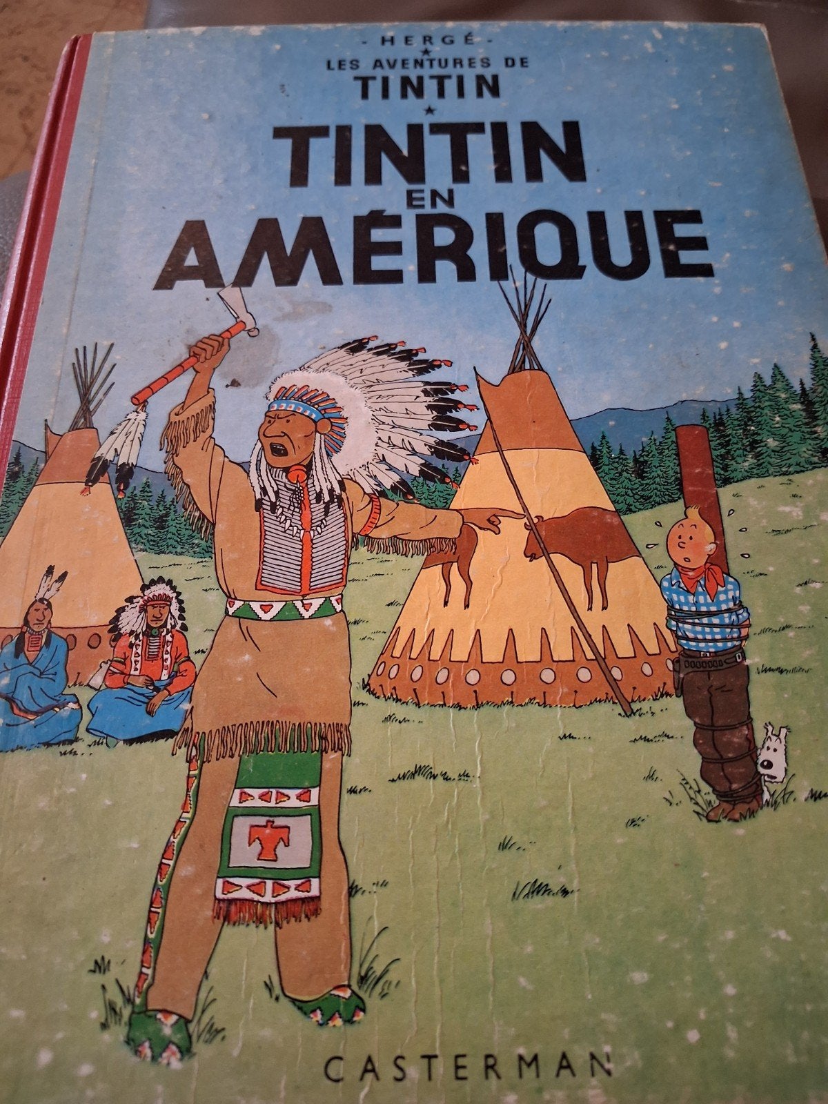 Tintin en Amérique édition casterman côté rouge, Livres