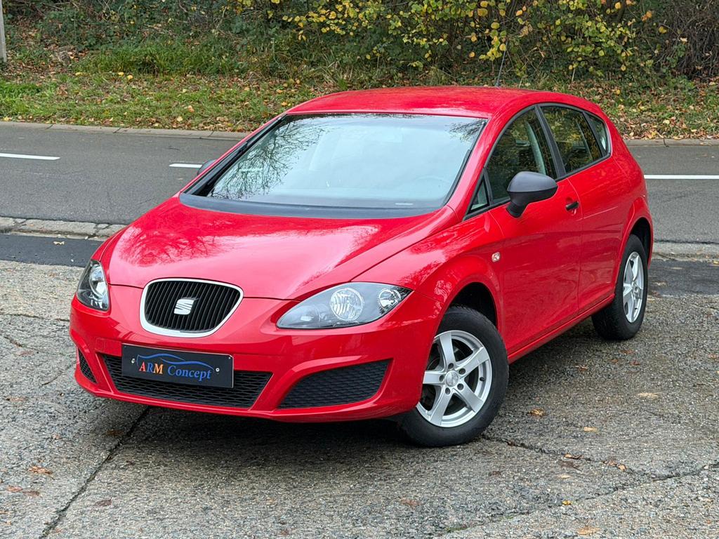 Seat Leon 1.4 Essence 2009 prete à immatriculer, Autos, Seat, Rouge, Achat, Entreprise, Noir