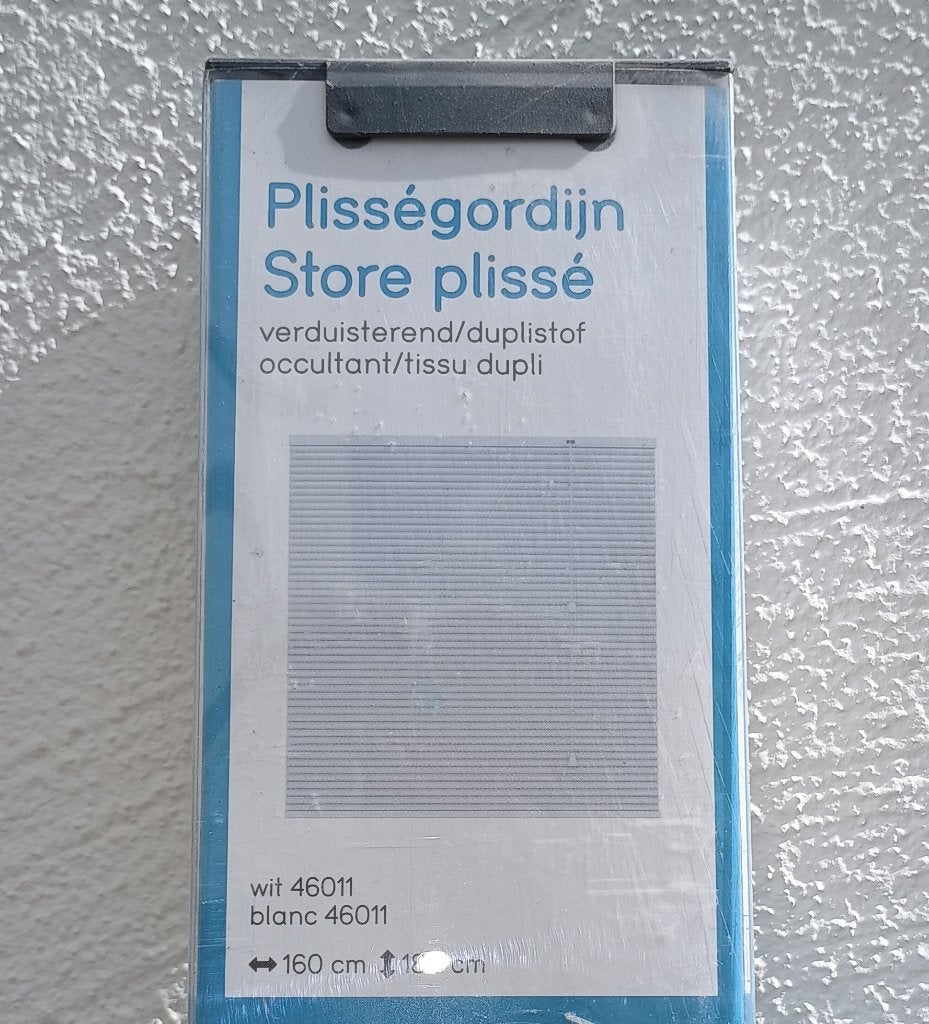 Nieuw verduisterend plisségordijn, Neuf, Raccourcissable, Enlèvement, Rideau