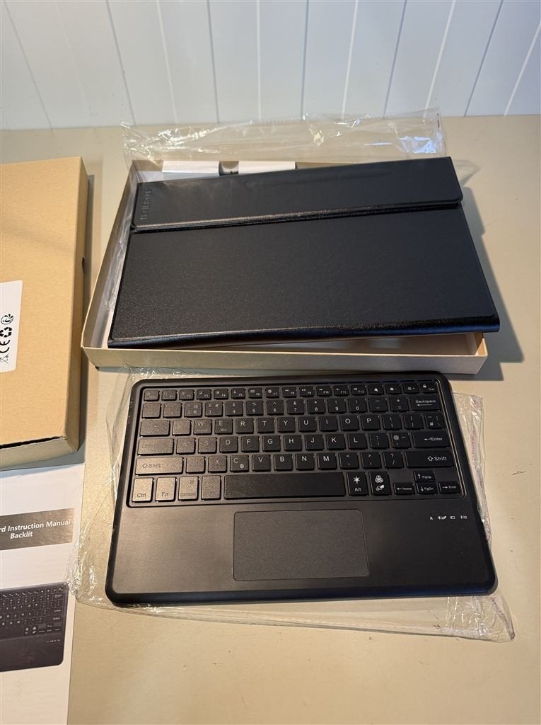 Verlichte toetsenbordhoes met touchpad voor Samsung Galaxy T, Informatique & Logiciels, Enlèvement ou Envoi, Neuf