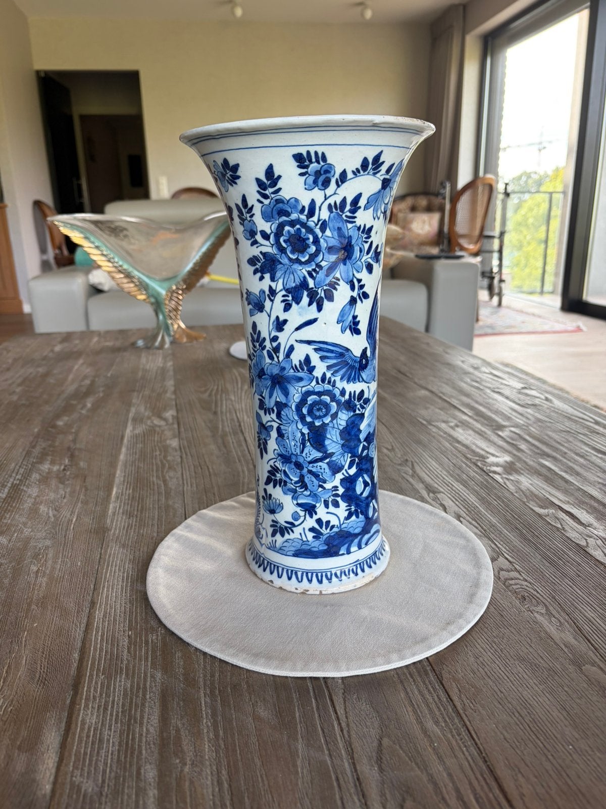 Delft vaas, Ophalen