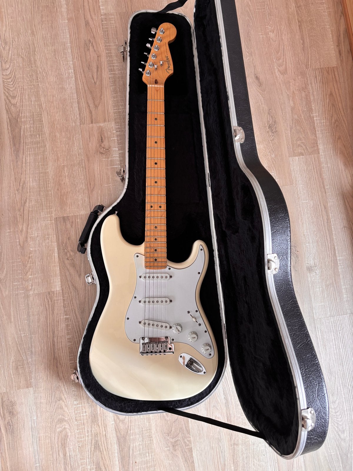 Fender stratocaster standard us 1995, Ophalen, Gebruikt, Solid body, Fender
