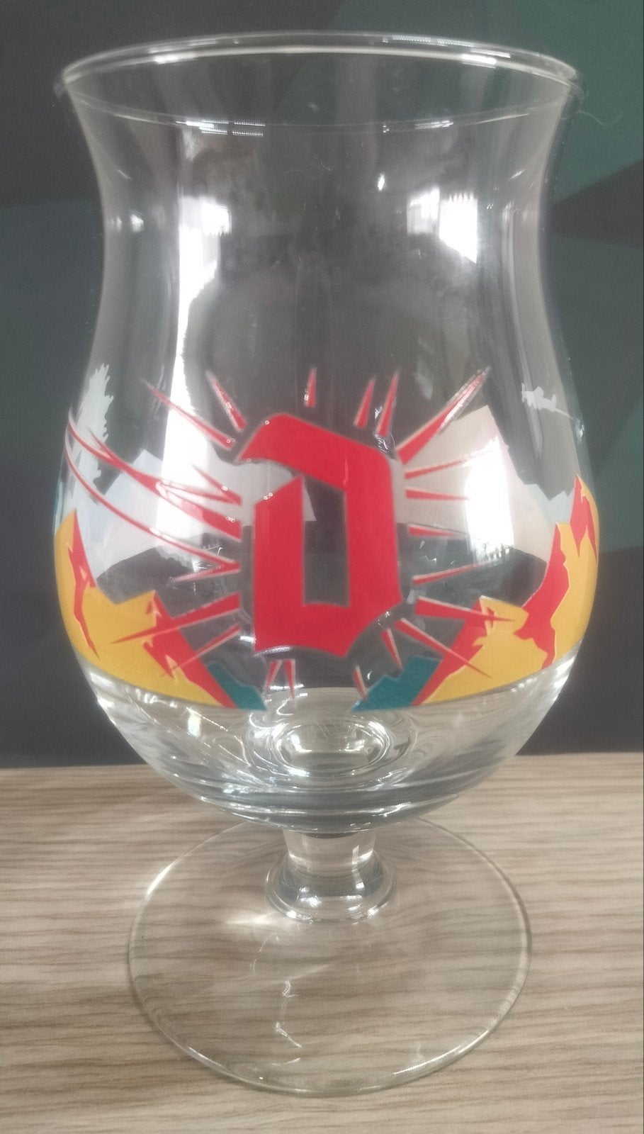 Duvel glas DENVER, Verzamelen, Ophalen of Verzenden, Zo goed als nieuw, Glas of Glazen, Duvel