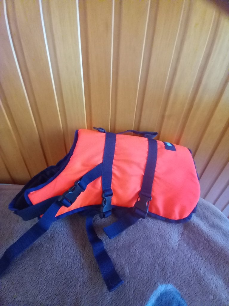 Zwemvest en jas voor honden, Ophalen, Zo goed als nieuw