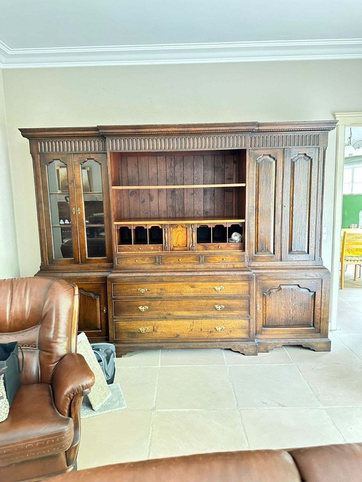 grande armoire de bibliothèque solide 265 x 200, Maison & Meubles, 200 cm ou plus, Enlèvement, 200 cm ou plus, Autres essences de bois