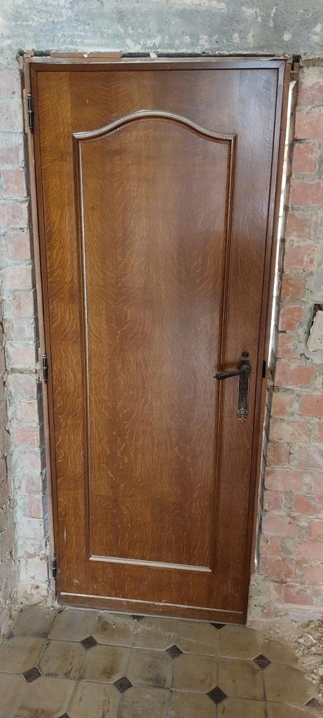 Porte en chêne, Bricolage & Construction, Enlèvement, Utilisé, Bois, Porte intérieure