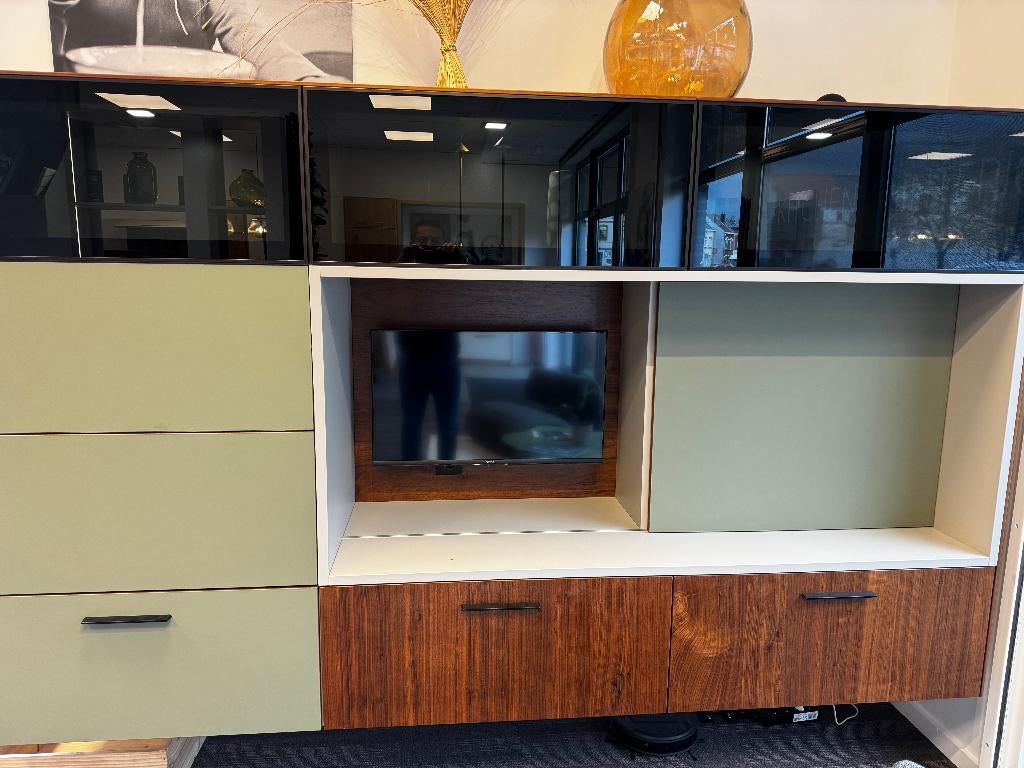 Superbe module salon / bureau premium – à prix cassé., Ophalen, Groen, Zo goed als nieuw, 200 cm of meer