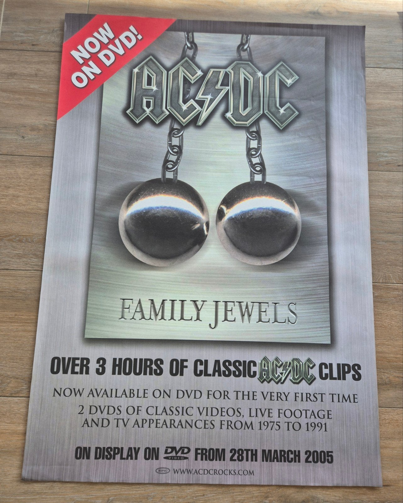 Zeldzame poster AC DC 2005, Ophalen of Verzenden, Zo goed als nieuw, Muziek