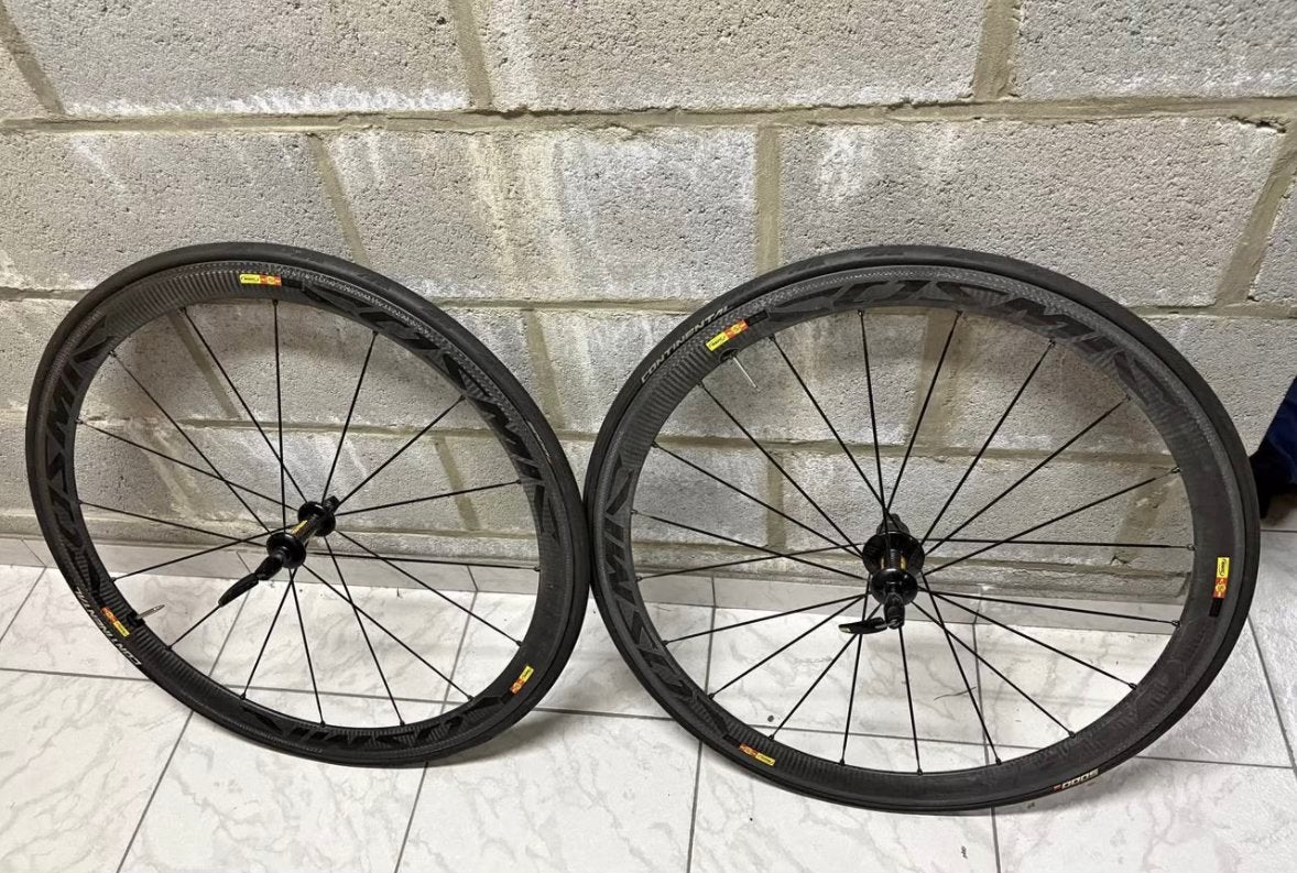 Mavic Cosmic Carbon SLS wielset Shimano 11-speed, Fietsen en Brommers, Fietsonderdelen, Ophalen, Zo goed als nieuw, Racefiets
